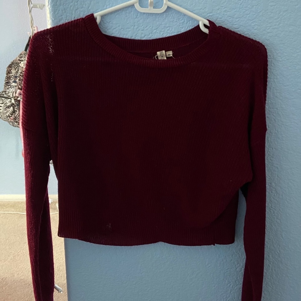 Burgundy Sweater